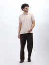 Desert Beige Polo & Olive Cargo Pants – Utility Meets Style