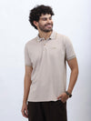Desert Beige Polo & Olive Cargo Pants – Utility Meets Style