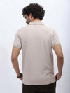 Desert Beige Polo & Olive Cargo Pants – Utility Meets Style