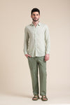 mens-clothing-green-linen-trousers