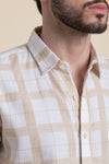 mens-wear-costa-check-print-shirt