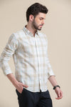 mens-wear-checked-cotton-casual-shirt