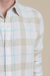 mens-wear-checked-cotton-casual-shirt