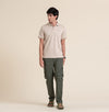 mens-wear-beige-pure-cotton-polo-collar-t-shirt