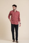 red-graph-check-shirt-men-casual-shirt-1