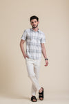 handi-check-print-men-casual-shirts-1