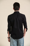 mens-wear-contrast-panel-black-white-asymmetrical-shirt