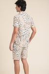 Beige Blossom Printed Co-Ord Set for Effortless Summer Style