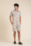 Beige Blossom Printed Co-Ord Set for Effortless Summer Style