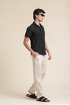 half-sleeve-puff-textured-men-casual-shirts