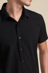 half-sleeve-puff-textured-men-casual-shirts