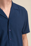 mens-wear-cuban-collar-half-sleeve-shirt