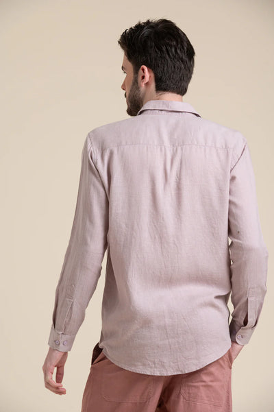 Dusty Rose Full Sleeve Shirt – Soft Tones, Sharp Style