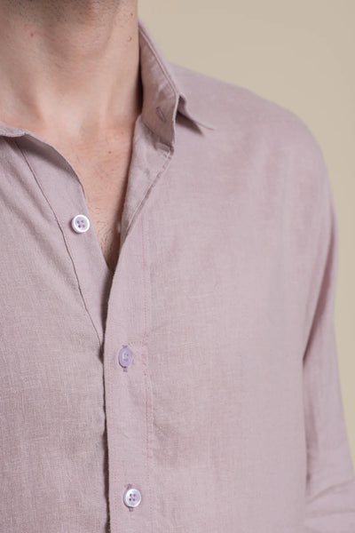 Dusty Rose Full Sleeve Shirt – Soft Tones, Sharp Style