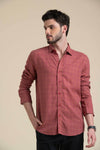 red-graph-check-shirt-men-casual-shirt-1