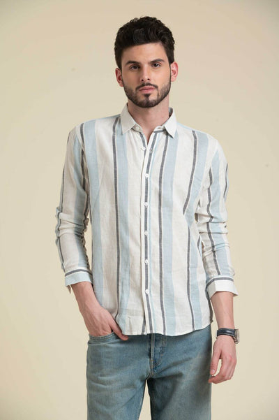 mens-wear-blue-stripe-cotton-shirt